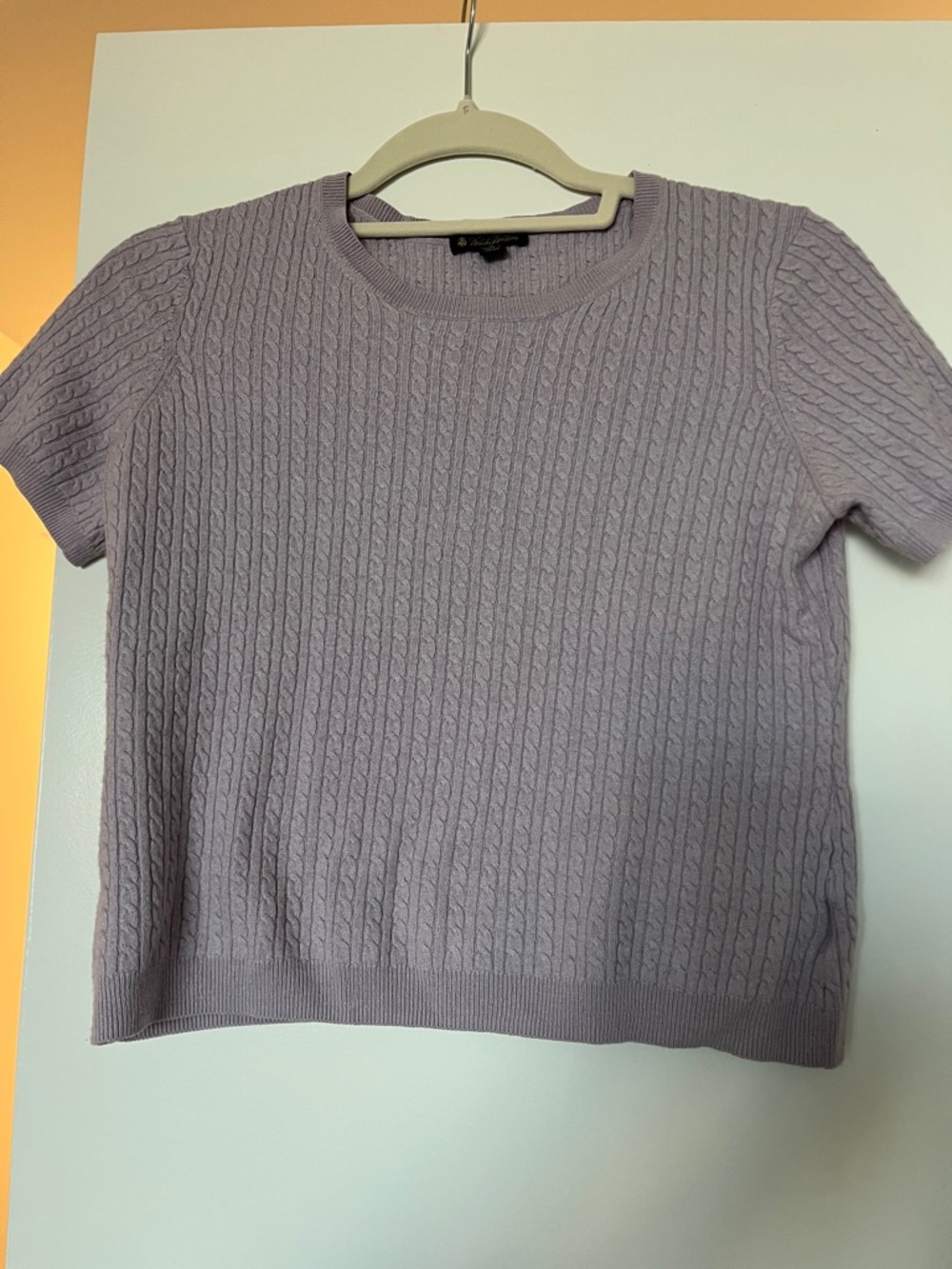 Brooks Brothers Knitted Cashmere Silk Top